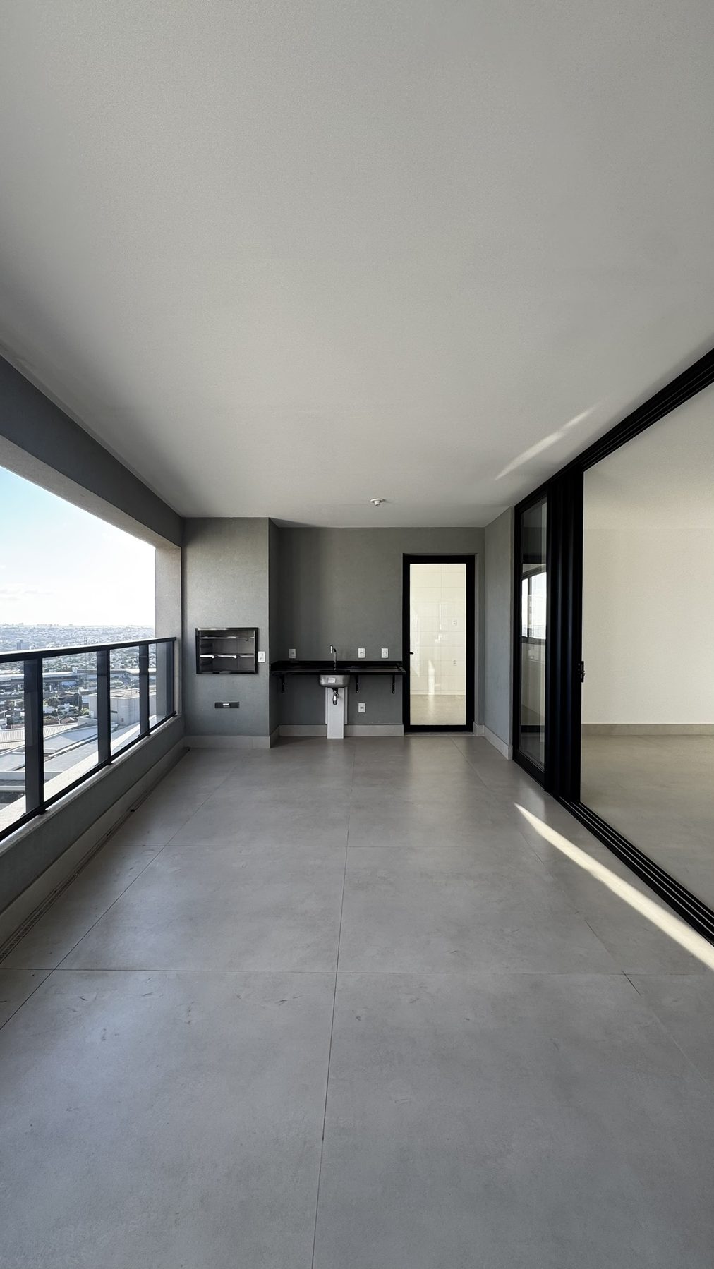 Varanda gourmet com vista